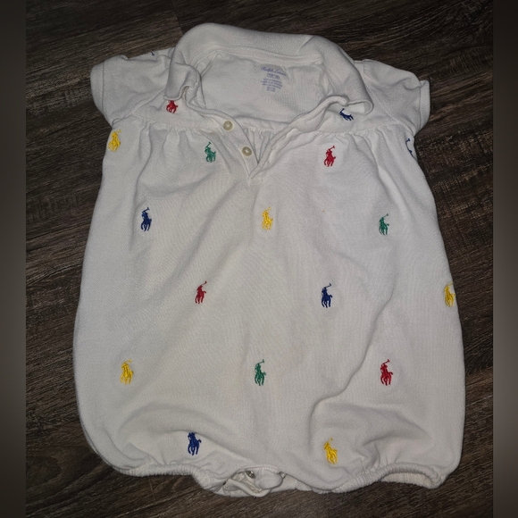 Ralph Lauren 12M Baby Onesie Multicolor - Picture 7 of 8
